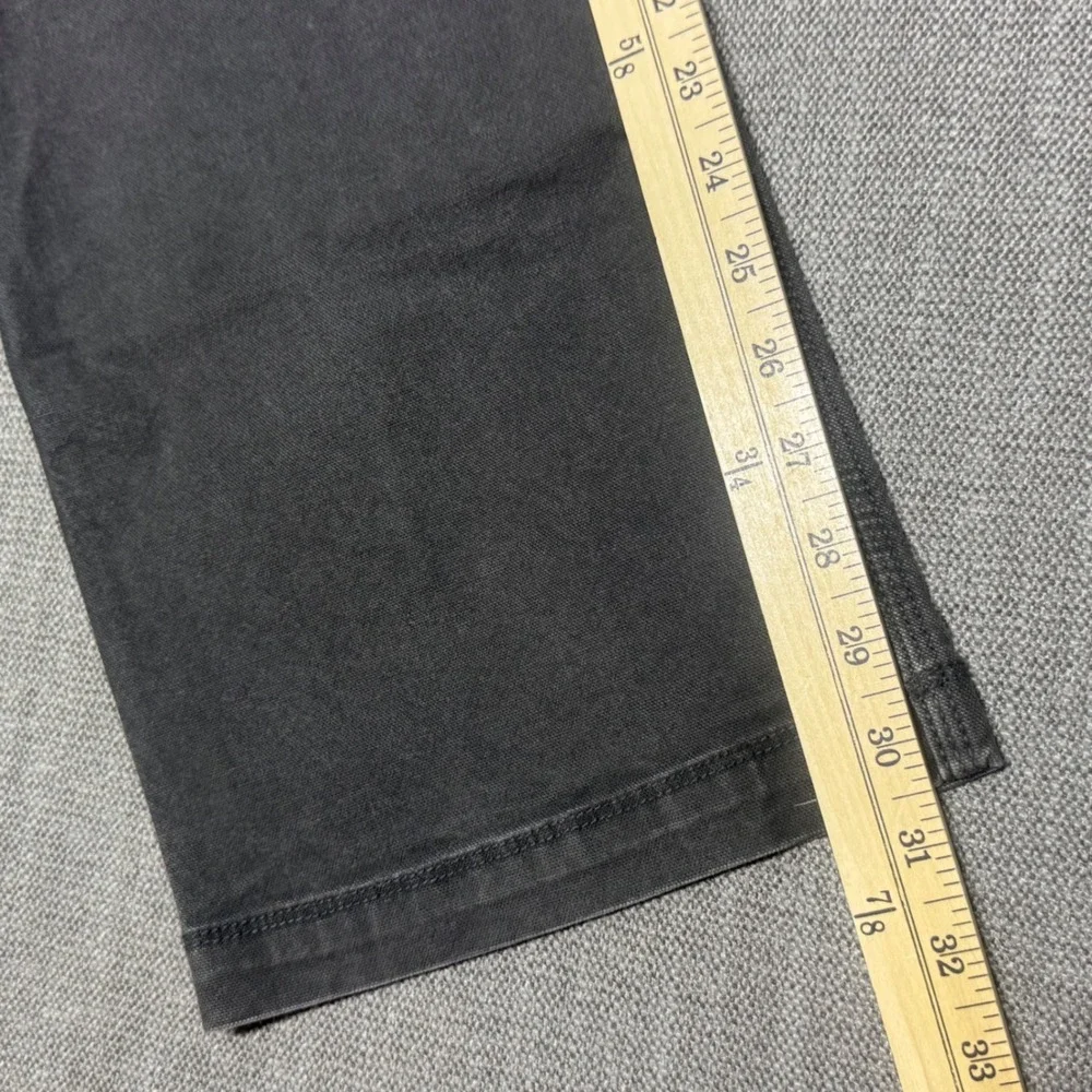 The North Face Mens 32 Regular Straight Leg Pants Charcoal Gray Heavy Duty